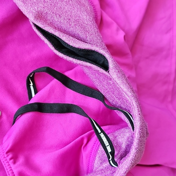 Nike Dri Fit Hot Pink / Purple Athletic Activewear Shorts, Medium - Picture 5 of 14